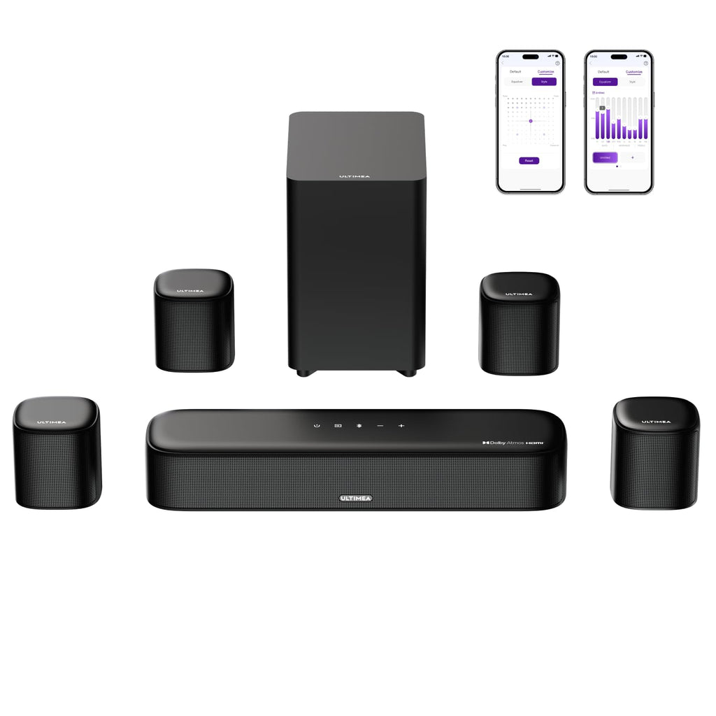 ULTIMEA 7.1ch Surround Sound System for TV with Dolby Atmos, Aura A60 Pro