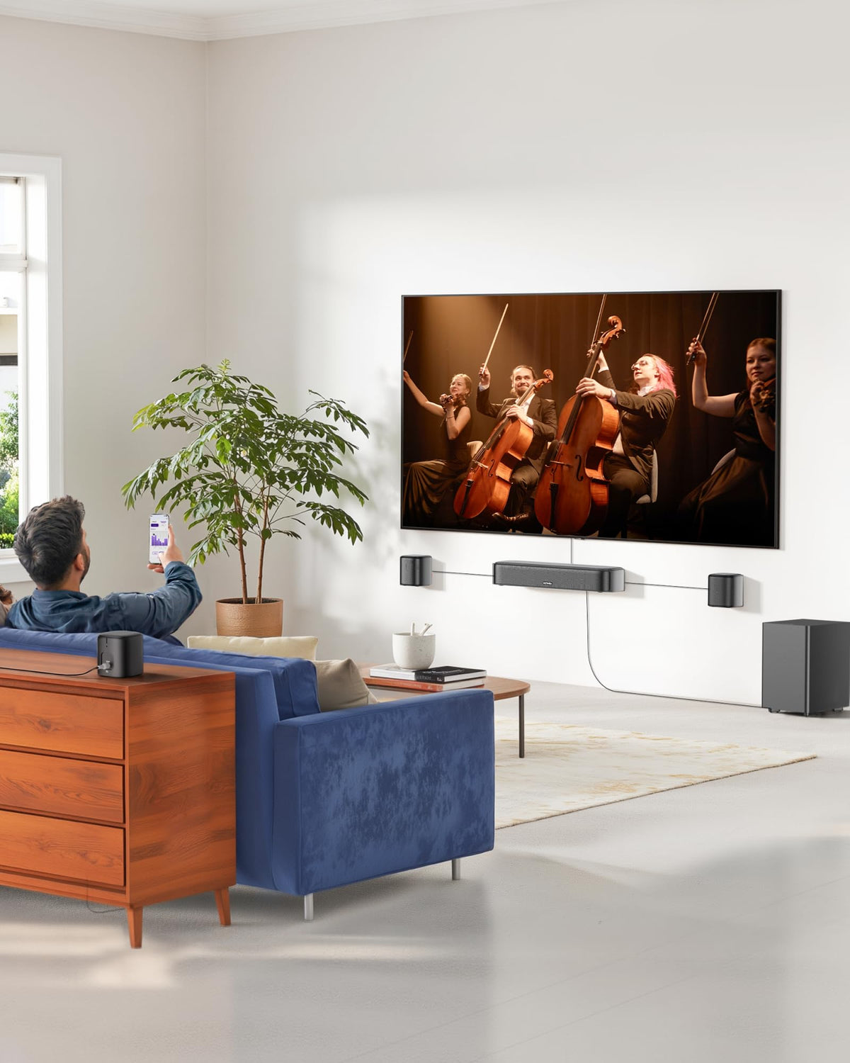 ULTIMEA 7.1ch Surround Sound System for TV with Dolby Atmos, Aura A60 Pro